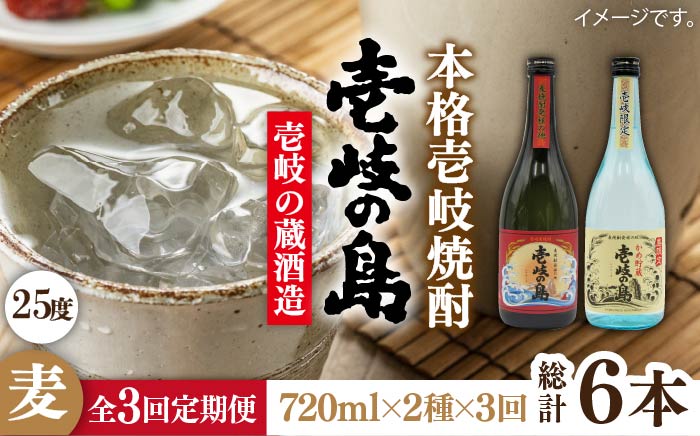 【全3回定期便】壱岐の島 25度と壱岐の島 かめ貯蔵 25度のセット [JDB222] 33000 33000円