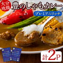 【ふるさと納税】大分地鶏豊のしゃもカレー「プレミアムリッチ」(合計360g・180g×2パック) 鶏肉 鳥肉 とり肉 地鶏 チキンカレー レトルト 簡単調理【112400700】【天峯ファーム】