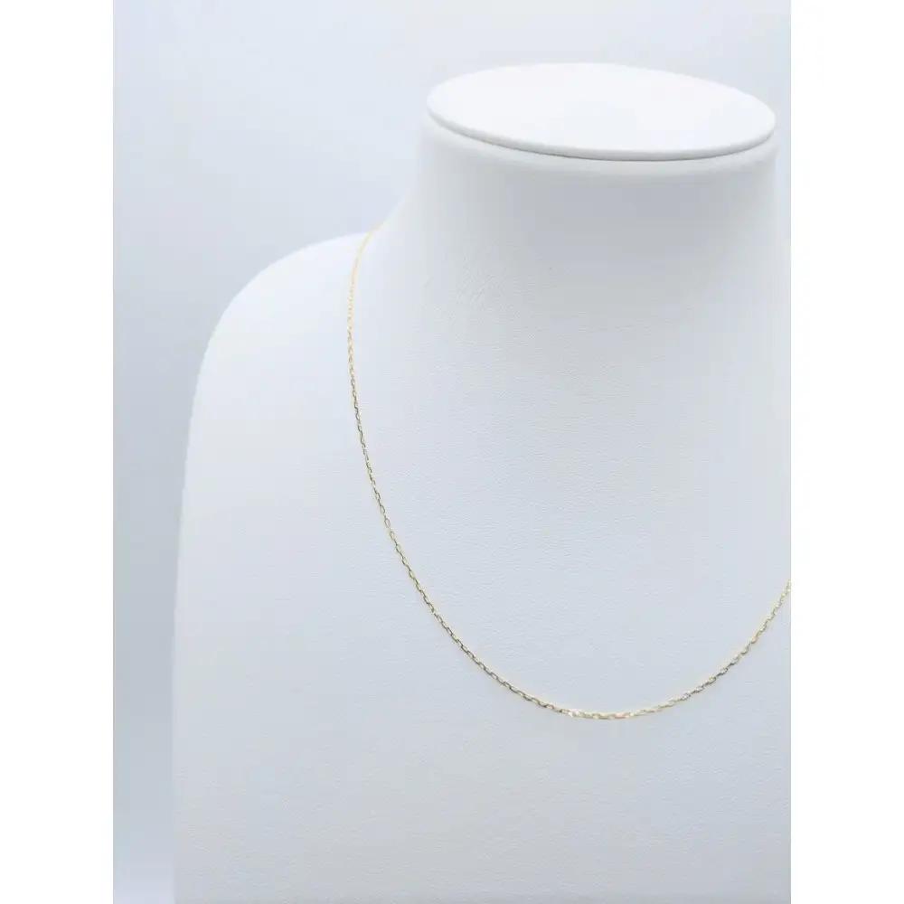 【18金イエローゴールドネックレス グリームカット長小豆0.3 45cm】｜ネックレス ジュエリー アクセサリー