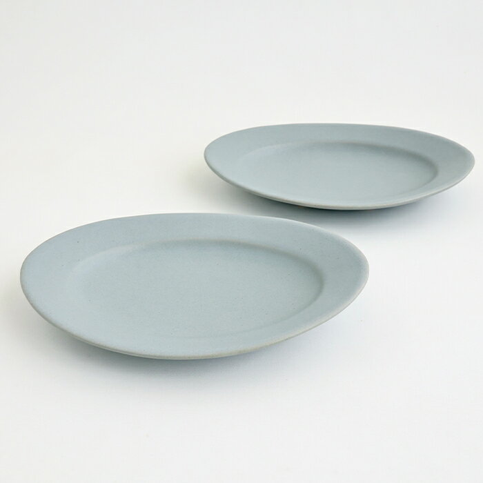 【ふるさと納税】【Awabi ware】 オーバル皿M ペアセット （青マット×2） 《決済から3ヶ月前後で発送》