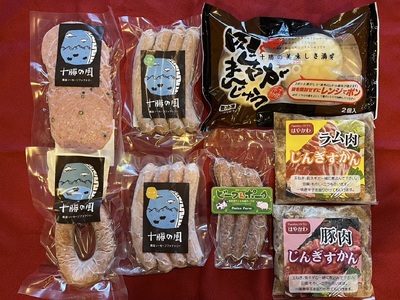 十勝ぜいたく加工品セット SKAC001 【 肉  ソーセージ ジンギスカン 肉まん 北海道  送料無料 】