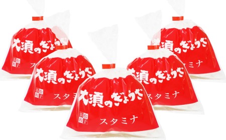 浜松餃子 大須のぎょうざ［ 浜松ぎょうざ にんにくマシマシ！元気回復！＜ スタミナ味 ＞］× 5袋（1袋20個入、合計100個） 惣菜 冷凍 冷凍ギョーザ 夕飯 つまみ 中華 ヘルシー ジューシー 手