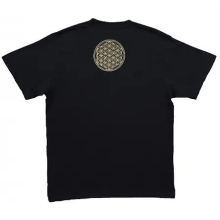Tシャツ フラワー・オブ・ライフ 姫川薬石 ネイビー (半袖 160サイズ)【1619388】