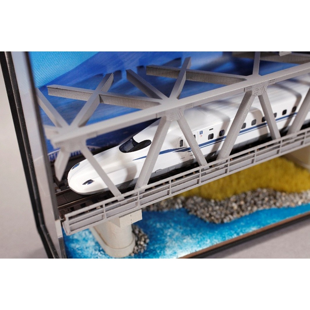 鉄道模型 走る情景(ジオラマ)シリーズ《N700S新幹線「のぞみ」》