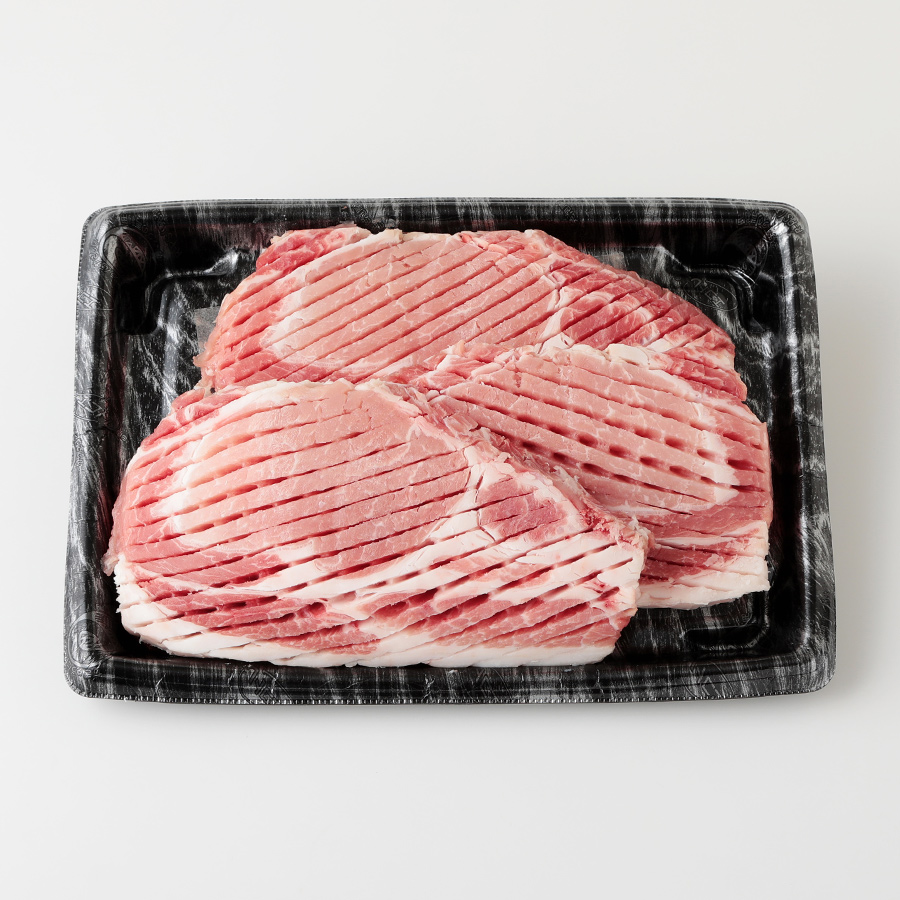 ＜松阪豚専門店　まつぶた＞松阪豚　ポークステーキ・豚かつ用（リブロース）200gｘ3枚