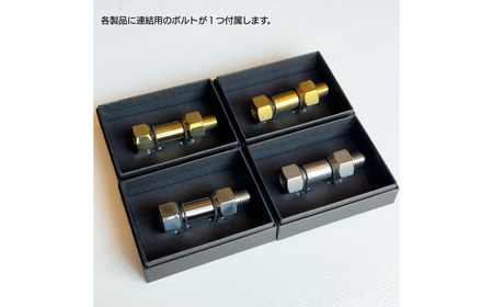 NUT BASE カードスタンドMサイズ　マットシルバー