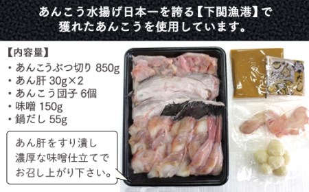 下関産天然あんこう鍋4～5人前 あんこう あんこう鍋 鮟鱇 あんこう AY206