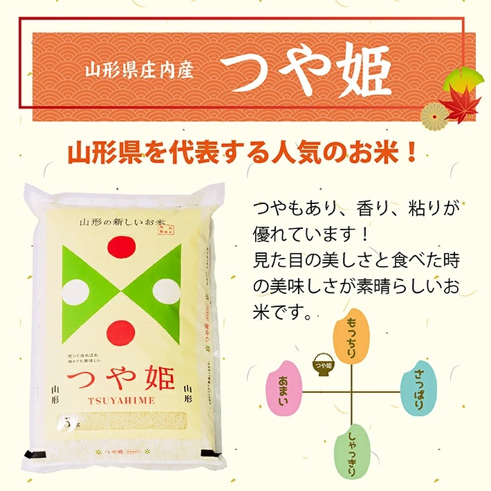 庄内産つや姫5kg(令和7年産米)