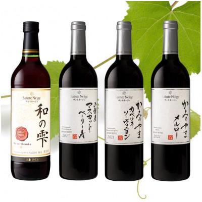 ふるさと納税 山梨市 サントネージュワインおすすめ赤ワイン4本セット