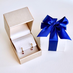 K18(18金) イエローゴールド 2WAY ピアス 地金 ロードライトガーネット フープピアス(直径10mm) 保証書付 SMK-5249 SWAD099-rgnt