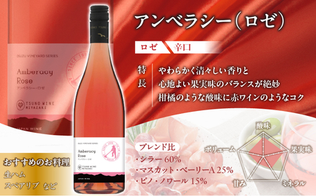 【数量限定】牧内アンウッディドシャルドネ＆アンベラシー(ロゼ)セット 酒 飲料 アルコール 国産_T014-010【 酒 飲料 アルコール 国産 人気 ワイン ギフト ワイン 食品 ワイン お酒 ワイ