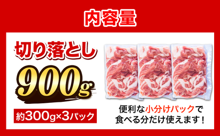 〈阿波の金時豚〉切り落とし 900g お試しサイズ アグリガーデン 《30日以内に順次出荷(土日祝除く)》