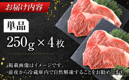 【溢れる肉汁と濃厚な旨味】和牛 サーロイン 1kg（250g×4枚） 広川町/株式会社MEAT PLUS[AFBO009]