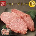 【ふるさと納税】柳川産 博多和牛 シャトーブリアン 計480g 120g×4パック 牛肉 お肉 和牛 ステーキ 福岡県産 九州産 国産 ギフト 贈り物 送料無料