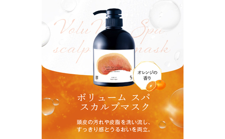 定期【2か月1回配送 計3回】 頭皮ケア VoluMe Spa　scalp shampoo・VoluMe Spa　scalp maskセット【092023-3】