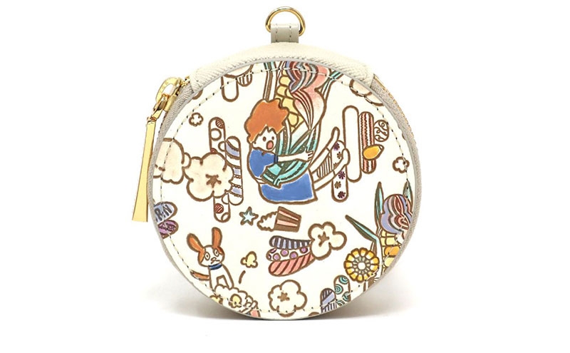 
            【文庫屋大関】マカロンポーチ 恋するもろこしガール【皮革工芸品】 ポーチ ミニポーチ 小物入れ アクセサリー入れ イヤホン入れ 収納 保管ケース 手のひらサイズ  本革 革 皮革 工芸品 工芸 雑貨 ギフト プレゼント 日本製 東京 [№5619-2222]
          