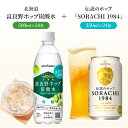 【ふるさと納税】炭酸水 500ml × 24本 北海道富良野ホップ炭酸水+ビール SORACHI1984 350ml × 24缶 グリーンシャワー ポッカサッポロ 無糖 炭酸飲料 伝説のホップ ソラチエース ソラチ 1984 サッポロビール 地ビール お酒 (有)リカーショップかまだ 北海道 上富良野町