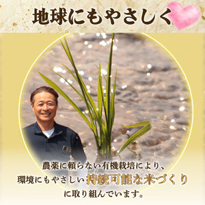JAS認証 有機栽培コシヒカリ 玄米 10kg 合鴨農法 化学肥料なし 有機米 無農薬 オーガニック JAS 有機栽培 新潟 米 コシヒカリ 新発田 米 させ農園 新潟県 新発田市 sase012