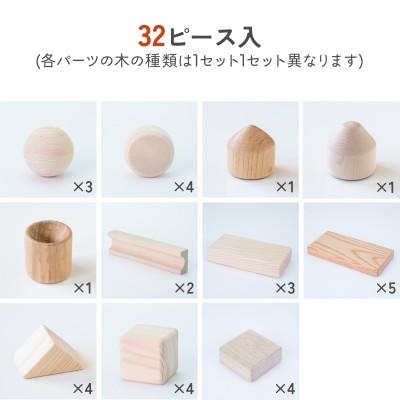 ふるさと納税 八女市 まあるいかたちのはいったつみき(32ピース)【隈本コマ】 |  | 02