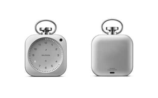 BALMUDA The Clock シルバー 時計 置き時計 パーソナルクロック シンプル アルミニウム リビング オフィス オシャレ 雑貨 