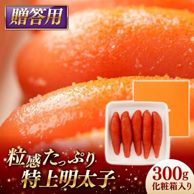 ふるさと納税 糸島市 特上明太子 300g 化粧箱入り 贈答用 [AKA091]