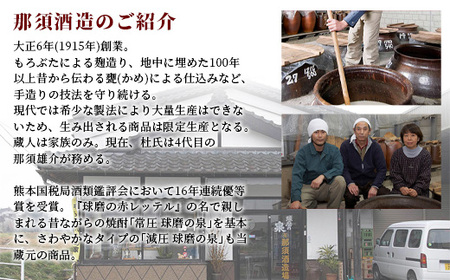 球磨焼酎 球磨の泉 720ml×2 常圧25度・原酒41度 セット お米 米 米焼酎 球磨 球磨焼酎 ブランド 常圧蒸留原酒 焼酎セット 飲み比べ 球磨の泉 泉 お酒 酒 さけ 常圧蒸留 常圧 原酒 
