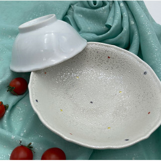 有田焼 キラキラ光る ラスター彩ボウルセット(大1個・小1個) 鷹巣瑞光堂 A18-41_イメージ4