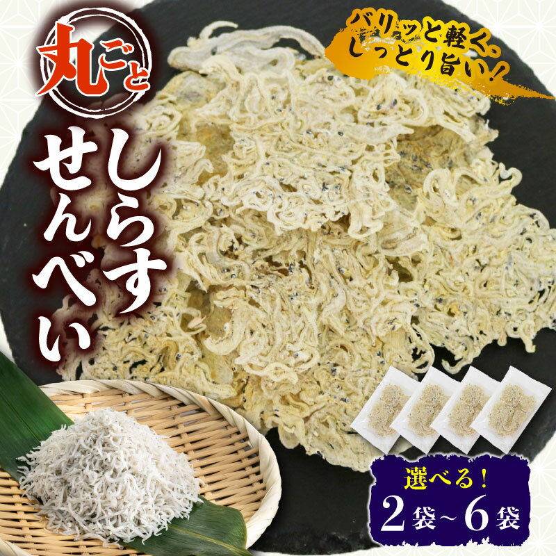 【ふるさと納税】 うす焼き丸ごとしらすせんべい 選べる 2〜6袋 常温 15g 酒の肴 つまみ しらすせんべい しらす シラス ちりめん じゃこ チリメンジャコ かちり 小魚 魚貝 シラス ちりめん じゃこ チリメンジャコ かちり ちりめん ふるさと納税シラス 愛知県 南知多