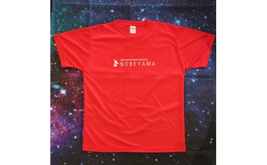 国立天文台野辺山オリジナルTシャツ　-赤Sサイズ-【1297547】