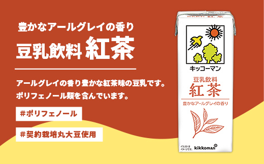 【定期便12回】【合計1000ml×18本】豆乳飲料 紅茶 1000ml ／ 飲料 キッコーマン 健康【価格改定】
