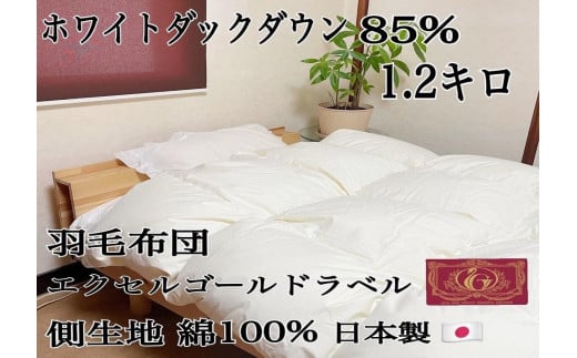 
羽毛布団 シングル1枚 【北國寝具】 金沢工場直送 石川 金沢 加賀百万石 加賀 百万石 北陸支援 北陸復興
