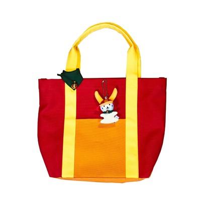 ふるさと納税 彦根市 トートバッグ 中サイズ&amp;ひこにゃんマスコット　ミニサイズ