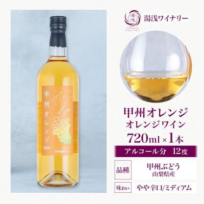 ふるさと納税 湯浅町 オレンジワイン 甲州オレンジ 12度 720ml ミディアム  芳醇 ギフト 湯浅ワイナリー |  | 03