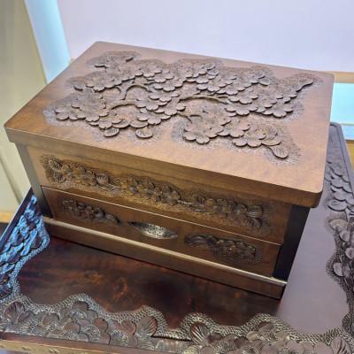 ふるさと納税 長野県 ジュエリーボックスさくら(軽井沢彫)