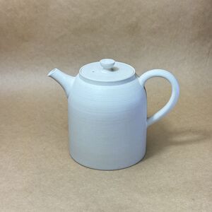 chanomaⅡ 白泥急須　6-404｜陶器 やきもの 焼き物 手作り 職人 伝統工芸品 急須 常滑焼 愛知県 常滑市