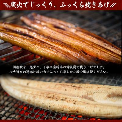 ふるさと納税 日置市 うなぎの炭火蒲焼(1尾・タレ付)うなぎ炭火白焼き(1尾・生わさび付)の計2尾!自慢の出汁巻き卵付き! |  | 01