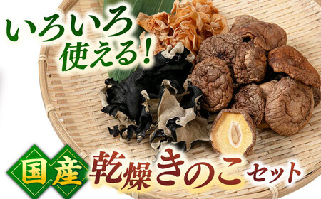 乾燥きのこ 3種×2セット（しいたけ・きくらげ） 桂川町/オドラ株式会社[ADBA009]しいたけ 椎茸 シイタケ　木耳 きくらげ