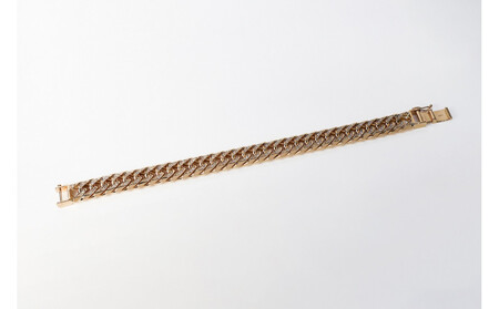 K18HASSIN オリジナルダイヤモンド6面ダブルカット（21cm）喜平ブレスレット