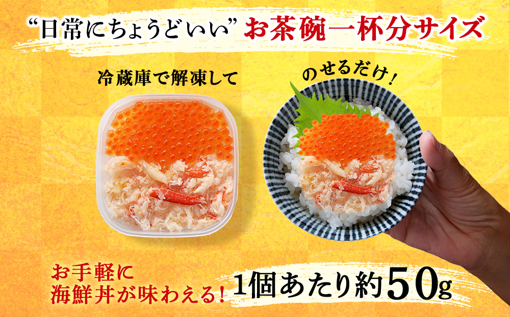 北海道よりお届け【彩り海鮮どんぶりの具】