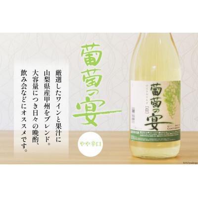 ふるさと納税 韮崎市 【2ヵ月毎定期便】葡萄の宴 白ワイン1800ml×3本 山梨のオリジナル文化 一升瓶ワイン全3回 |  | 02