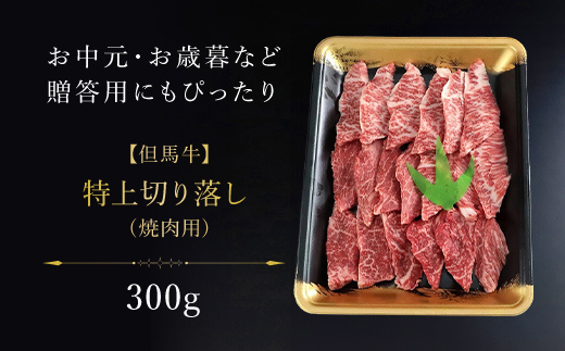 【但馬牛】特上切り落し300g(焼肉用) 但馬牛 切り落とし肉 切り落とし 切落し きりおとし 焼き肉 焼肉 BBQ バーベキュー 牛肉 牛 肉 お肉 黒毛和牛 ブランド和牛 国産和牛 兵庫県 朝来市