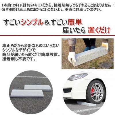 ふるさと納税 大野町 ローダウン 車止め くるまとめ〜る スロープ デザイン 幅約54センチ 2本1組 |  | 02