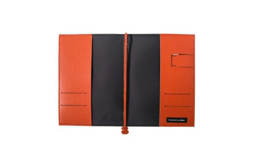 FUKUNARY ノートカバー A5サイズ ミカサ バスケットボール ブラウン M083A5