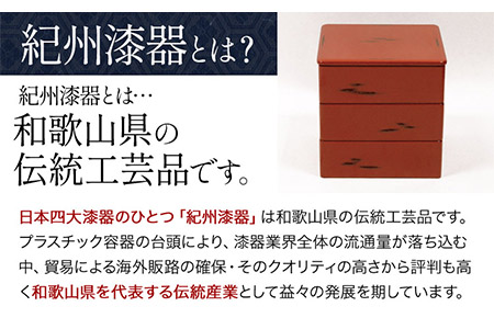 Njeco汎二段重箱 変根来 【カラー：白】 株式会社島安汎工芸製作所 《90日以内に出荷予定(土日祝除く)》 和歌山県 紀の川市 重箱 二段 変根来 箱 紀州漆器 伝統工芸 キッチン用品 お花見 ア