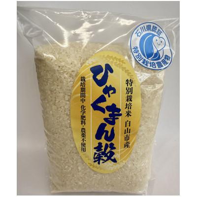 ふるさと納税 白山市 特別栽培米　ひゃくまん穀　精米2kg |  | 01