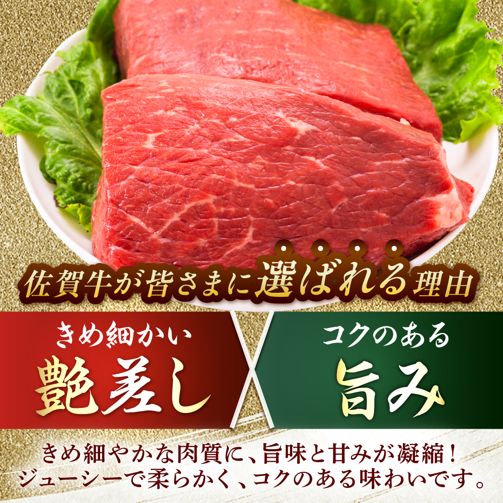 艶さし！ 佐賀牛 モモブロック （ローストビーフ用等） 約500g 吉野ヶ里町 [FDB026]