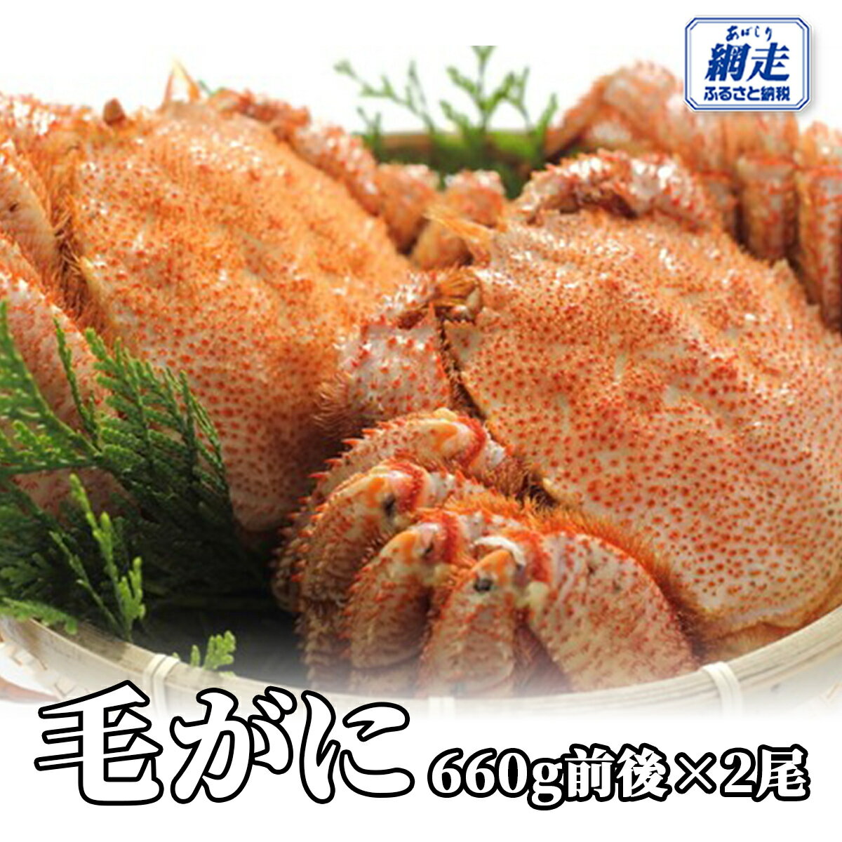 【ふるさと納税】網走産 毛がに1.32kg前後（660g前後×2尾） 【 ふるさと納税 人気 おすすめ ランキング かに カニ 蟹 毛ガニ 毛がに 毛蟹 網走産 冷凍 蟹みそ カニみそ 蟹味噌 オホーツク 北海道産 北海道 網走市 送料無料 】 ABW107