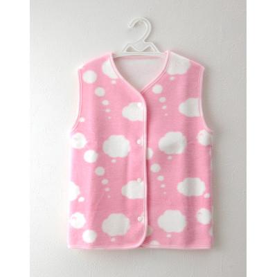 ふるさと納税 忠岡町 nordic+japan　綿毛布 子供用 スリーパー ミディアム(ヒツジ・ピンク)