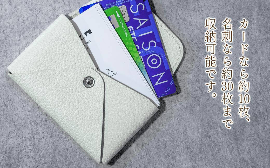 本革 カード 名刺入れ 日本製 レザー 革製品 カードケース Liete vivid ネイビー ネイビー