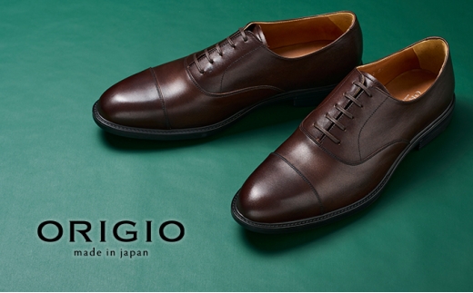 ORIGIO オリジオ 牛革ビジネスシューズ 紳士靴 ORG1000（ダークブラウン）24.5cm【ファッション・靴・シューズ・革製品・革靴】 [№5990-5806]0629